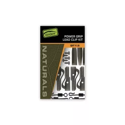   Fox Edges Naturals Power Grip ólomkapocs készlet pontyozó szerelék készlet 5 db/csomag