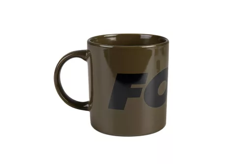 Fox Green and Black Logo kerámiabögre