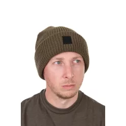 Fox Merino Blend olívazöld kötött sapka UNI