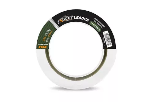 Fox Exocet Pro Low vis Leader x 0,70 mm 80 m 60 lb zöld dobóelőke