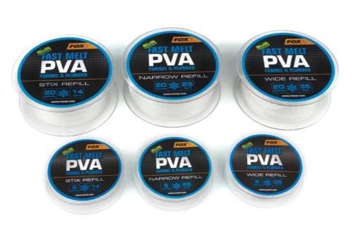 Fox Fast Melt Refills 25 mm Narrow 5 m PVA utántöltő