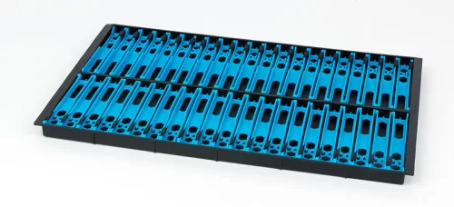 Matrix 13 cm világoskék szereléklétratartó tálca 42 létrával