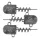 Fox Rage Corkscrew Bullet csavaros gumihalfej 15 g 3 db