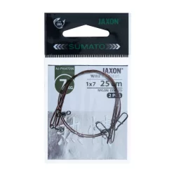   Jaxon sumato 7 kg 20 cm 1 × 7 szálú acélból ragadozóhalas előke 2 db/csomag