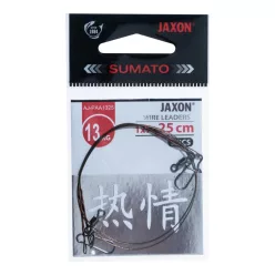   Jaxon sumato 9 kg 20 cm 1 × 7 szálú acélból ragadozóhalas előke 2 db/csomag
