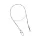 Jaxon sumato 8 kg 20 cm sötétbarna 1 × 19 szálú acélból ragadozóhalas előke 2 db/csomag