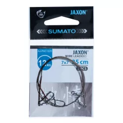   Jaxon sumato 12 kg 30 cm 7 × 7 szálú acélból ragadozóhalas előke 2 db/csomag