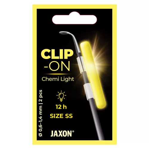 Jaxon 0,6–1,4 mm sárga/zöld csíptetős feeder világítópatron