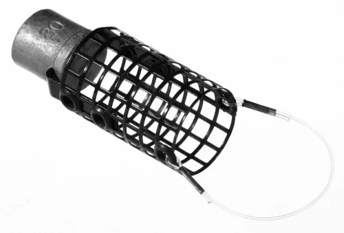Jaxon kerek távdobó feeder kosár 25 × 45 mm 60 g fekete