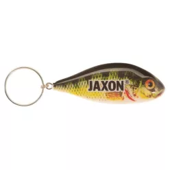 Jaxon Perch wobbler alakú , sügérmintás kulcstartó