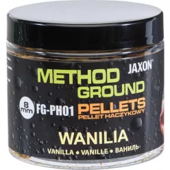   Jaxon Method Ground Hook Pellets Vanilla (vanília) 8 mm 100 g horogpellet