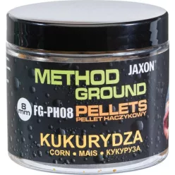   Jaxon Method Ground Hook Pellets Corn (kukorica) 8 mm 100 g horogpellet