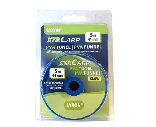 Jaxon PVA slow funnel-wide mesh refill 44 mm 5 m PVA utántöltő