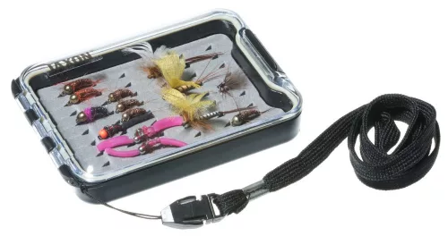 Jaxon FlyMax 2 egyoldalas sűrűn tagolt szivacsbetéttel 11 × 8 × 3 cm műlegyes doboz