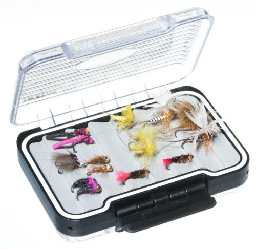 Jaxon FlyMax 2 kétoldalas hullámos szivacsbetéttel 11 × 8 × 4 cm műlegyes doboz