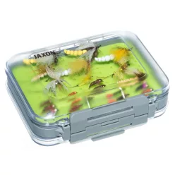   Jaxon FlyMax 2 kétoldalas, gumibetétes 11 × 8 × 3 cm műlegyes doboz