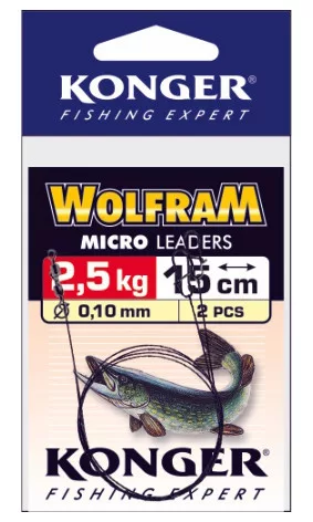 Konger volfrám leader 15 cm 5 kg volfrámelőke