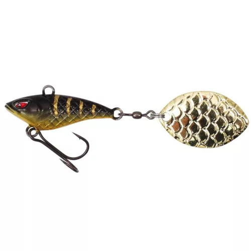 Mikado M-Tail Tiger fekete Tiger 12 g tail spinner