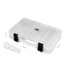  Delphin TBX Duo 298–12P Clip 298 × 220 × 57 mm szerelékes doboz
