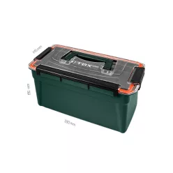 Delphin TBX Case Clip 290 × 190 × 265 mm szerelékes láda