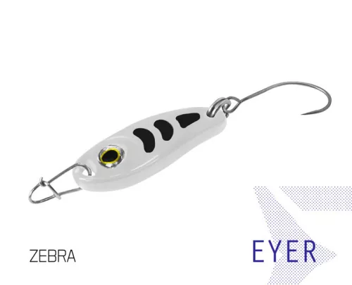 Delphin EYER Hook #8 ZEBRA 2,5 cm 3 g UL támolygó villantó