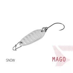   Delphin MAGO Hook #8 Snap 00 SNOW 2,4 cm 2 g UL támolygó villantó