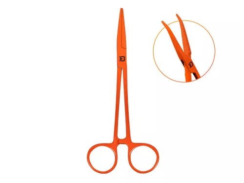 Delphin Ívelt csipesz Atak! Reflex 15 cm érfogó csipesz