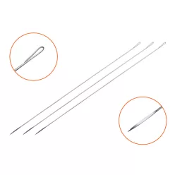 Delphin Fishy csalizó tű 18 cm kishalfűzőtű 3 db/csomag