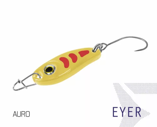 Delphin EYER hook #2 AURO 3 cm 5 g UL támolygó villantó