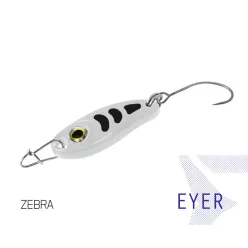 Delphin EYER hook #2 ZEBRA 3 cm 5 g UL támolygó villantó