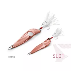 Delphin SLOT hook #4 réz 7,6 cm 15 g támolygó villantó