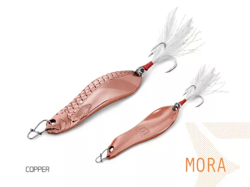 Delphin MORA hook #4 réz 7,3 cm 30 g támolygó villantó