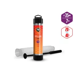   Delphin PVA n ́tastic háló töltőcsőn + tömő 7 m 35 mm 35 mm széles lassan oldódás PVA háló készlet