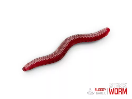 Delphin B! StinxWORM Garlic BLOODY 4 cm 50 db/csomag lágy műcsali