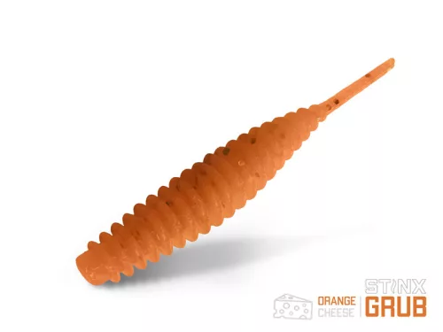 Delphin B! StinxGRUB Cheese narancs 4 cm 20 db/csomag lágy műcsali