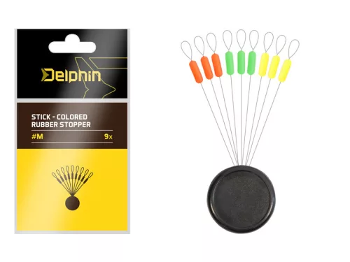 Delphin Stick Színes gumi M stopper