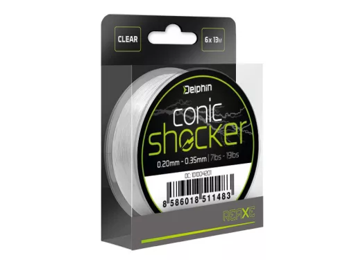 Delphin Kónuszos dobó előke Conic SHOCKER REAXE 0,22–0,40 mm 6 × 13 m dobóelőke