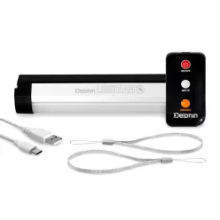   Delphin Sátorlámpa távirányítóval LightBAR UC 1W 100lm 2000mAh 203 × 39 × 38 mm kempinglámpa
