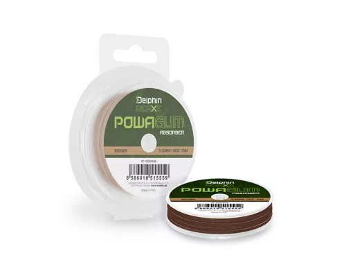 Delphin Reaxe PowaGUM Absorber barna 1,2 mm 10 kg 10 m erőgumi