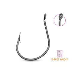  Delphin B! D-SHOT WACKY 2-es szakállas drop shot horog 8 db/csomag