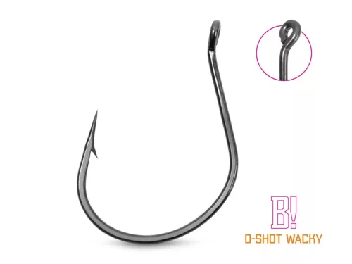 Delphin B! D-SHOT WACKY 1/0-s szakállas drop shot horog 8 db/csomag