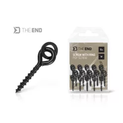   Delphin THE END POP Screw csavar karikával S csalicsavar 15 db/csomag