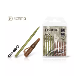   Delphin sCAMO PinC + QuickS + Tube szett 5 szett #4 pontyozó szerelék készlet
