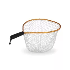   Delphin SoftLUX Pisztrángos 15 cm nyéllel 45 × 40 cm rablóhalas merítő