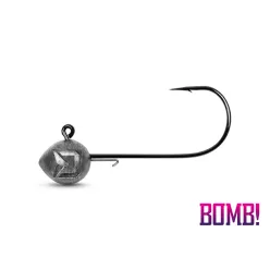   Delphin BOMB 1-es 3 g drót csalirögzítős szakállas jigfej 5 db/csomag