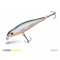   Delphin WOBBY JERK-SH MIRROR 8 cm 6,5 g lebegő minnow wobbler