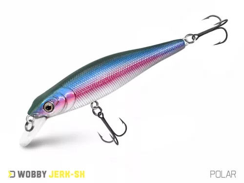 Delphin WOBBY JERK-SH POLAR 8 cm 6,5 g lebegő minnow wobbler