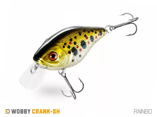 Delphin WOBBY CRANK-SH /Float. RAINBO 5 cm 8 g crankbait wobbler
