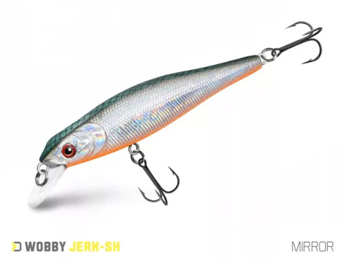 Delphin WOBBY JERK-DP MIRROR 9 cm 12,5 g lebegő minnow wobbler