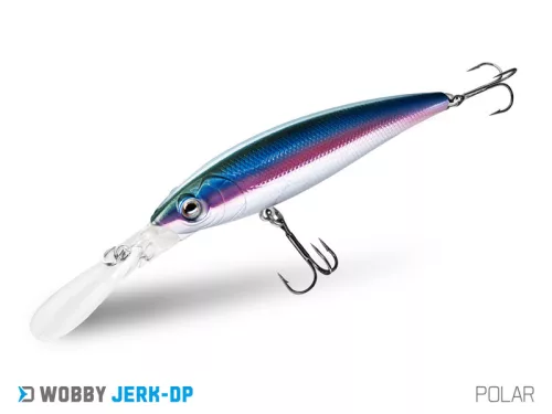 Delphin WOBBY JERK-DP POLAR 9 cm 12,5 g lebegő minnow wobbler